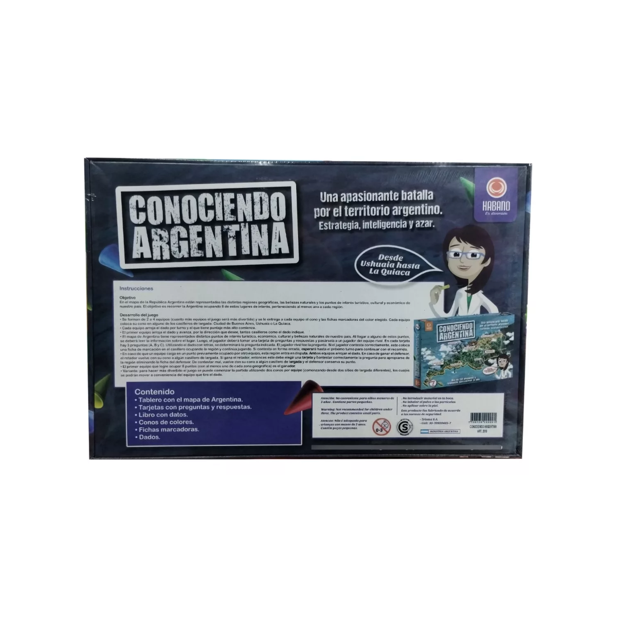 Juego de Mesa Conociendo Argentina Habano