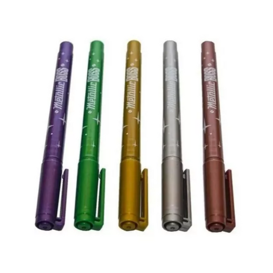 Marcadores Metálicos Boss 5 Unidades Coloring