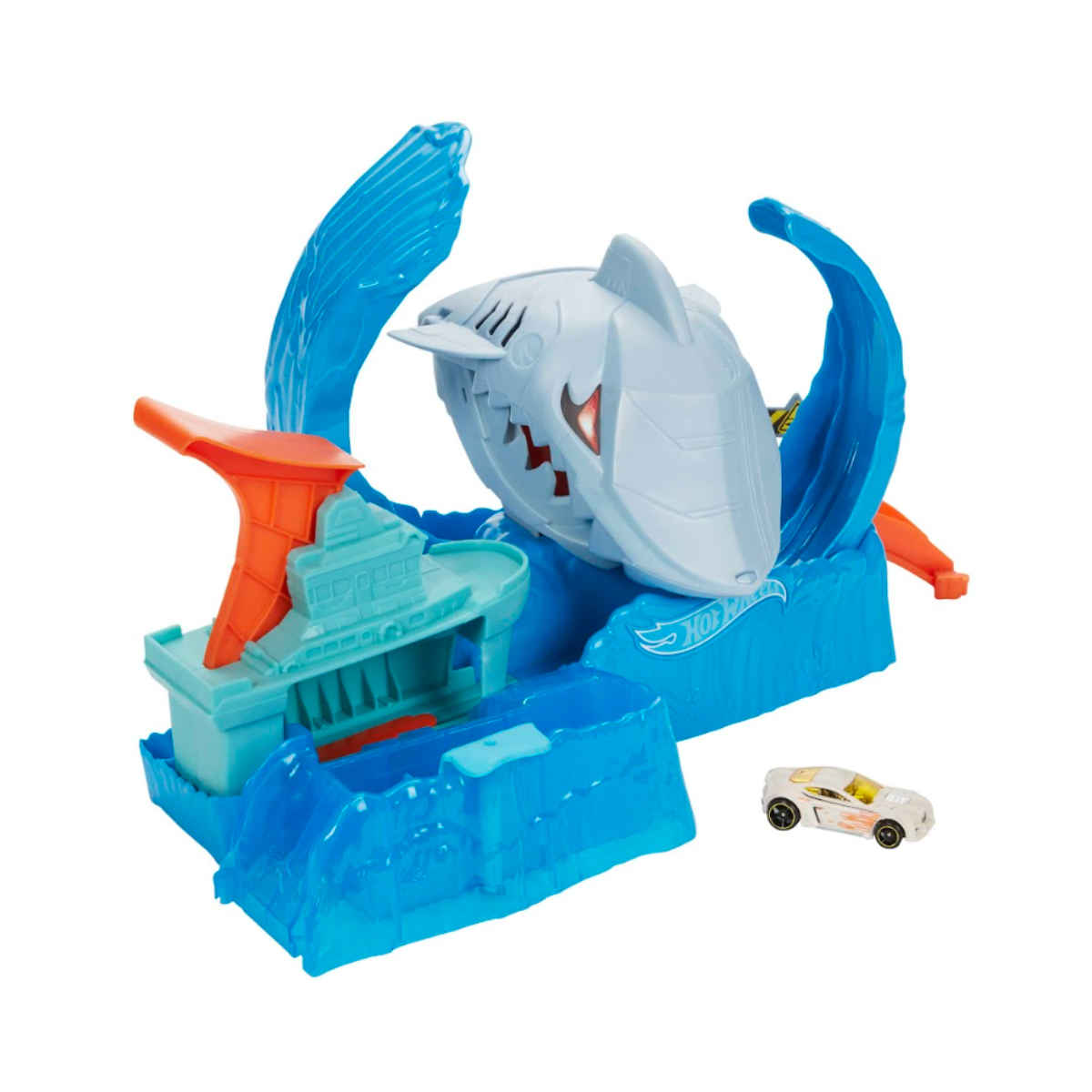 Pista Hot Wheels City Robot Tiburon