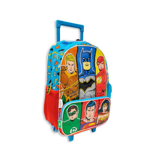 Mochila Liga De La Justicia Con Carro 18"