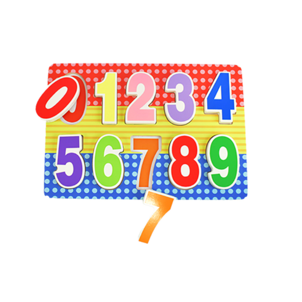 Juego De Encastre Rompecabezas Numeros