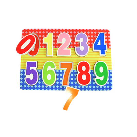 Juego De Encastre Rompecabezas Numeros