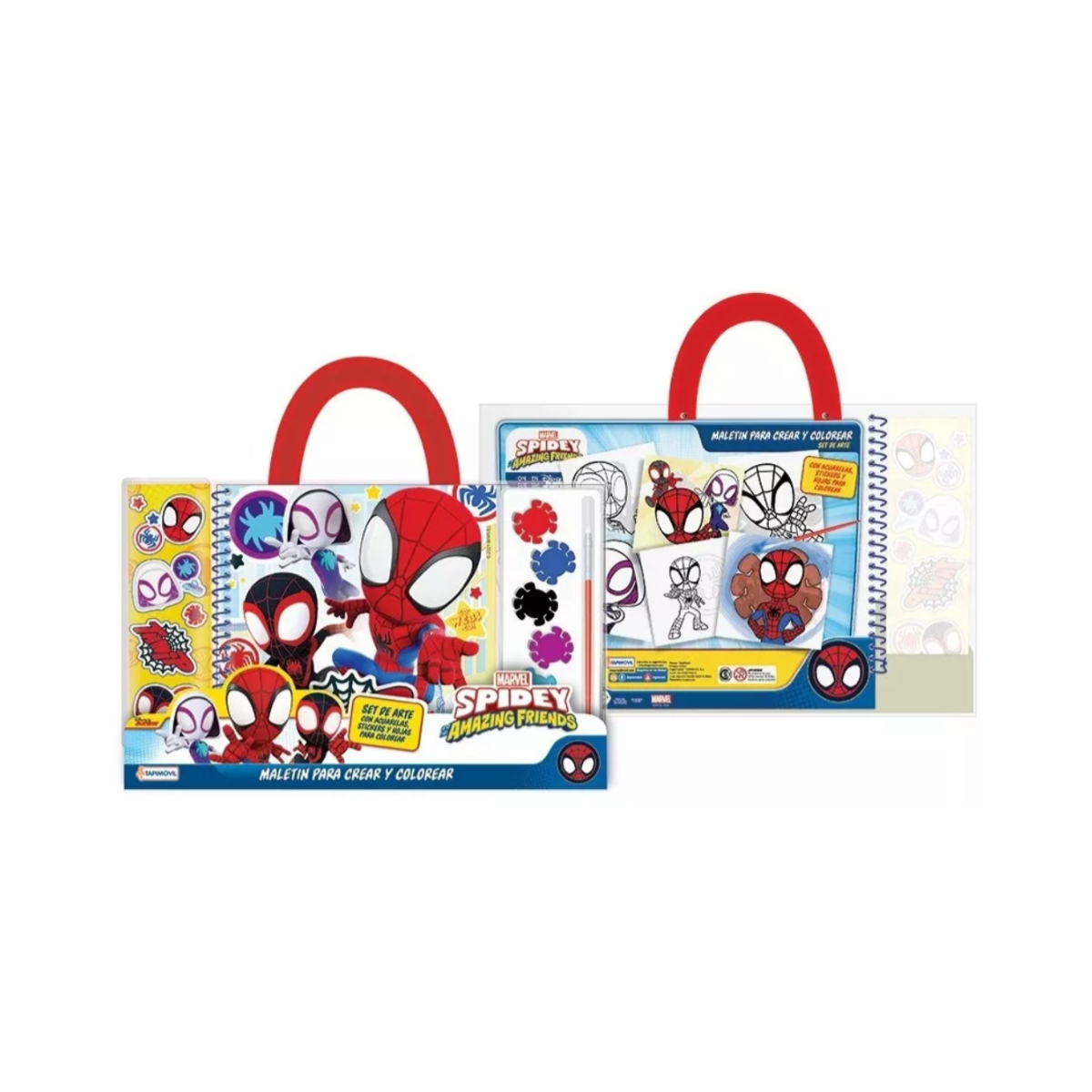 Maletín Spidey Para Crear Y Colorear