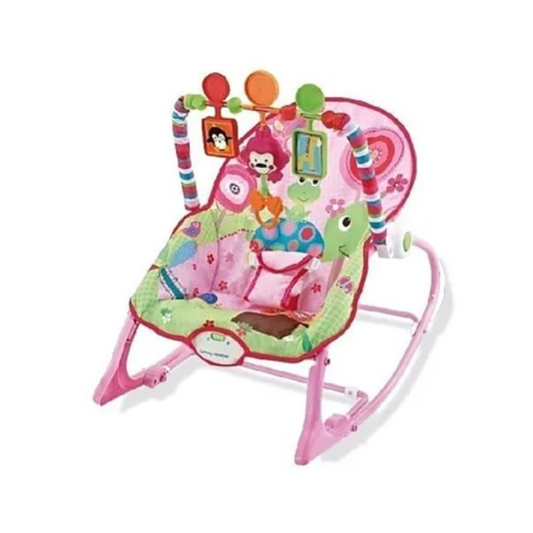 Mecedora Reclinable Con Vibración Color Rosa