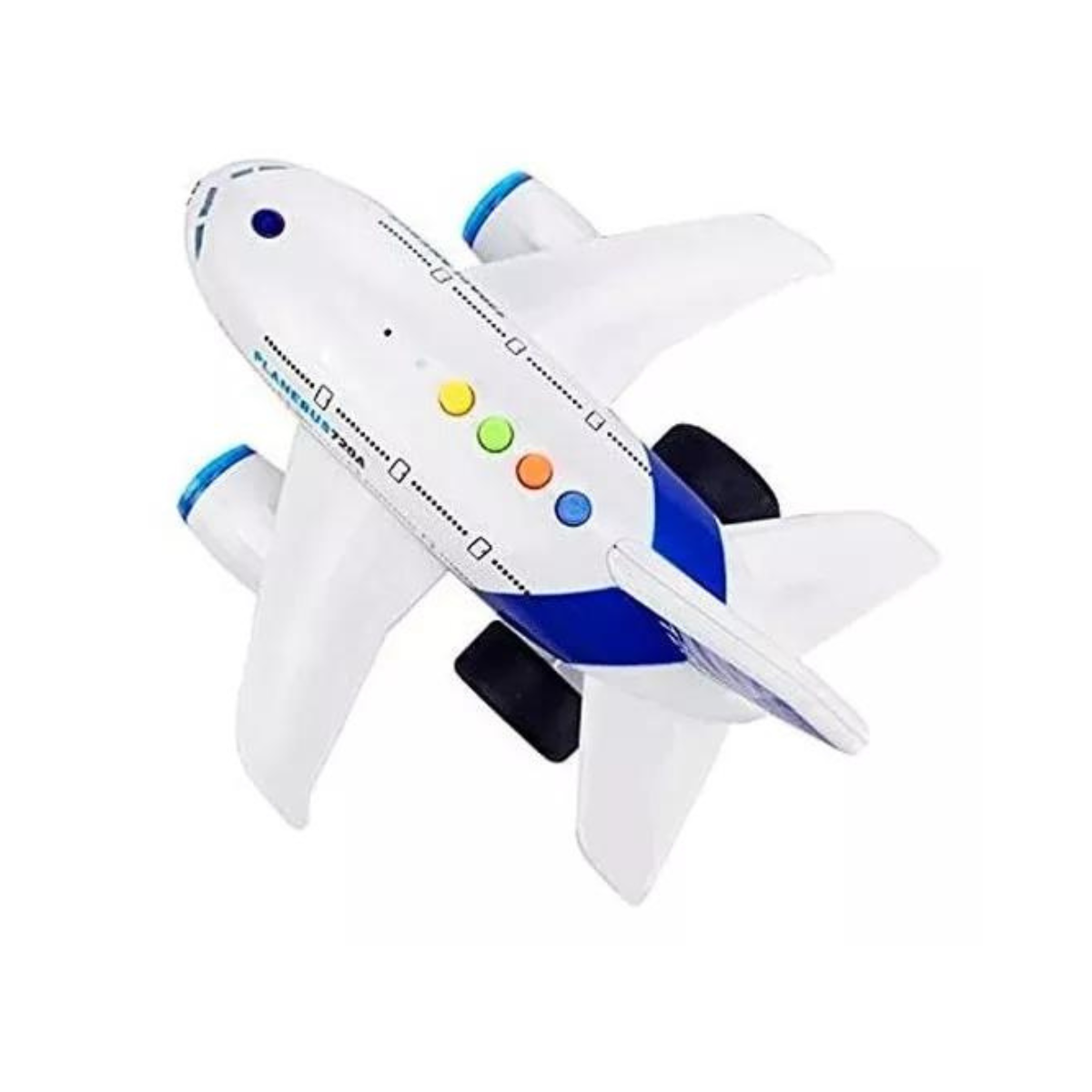 Avión A Fricción Con Luz Y Sonidos