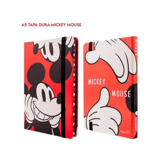 Cuaderno Notes A5 Tapa Dura Rayado Mickey Mouse