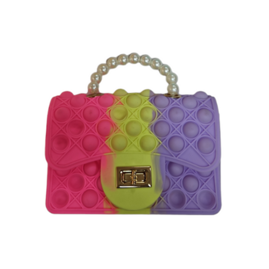 Carterita Pop It Rectangular Con Manija Y Hebilla