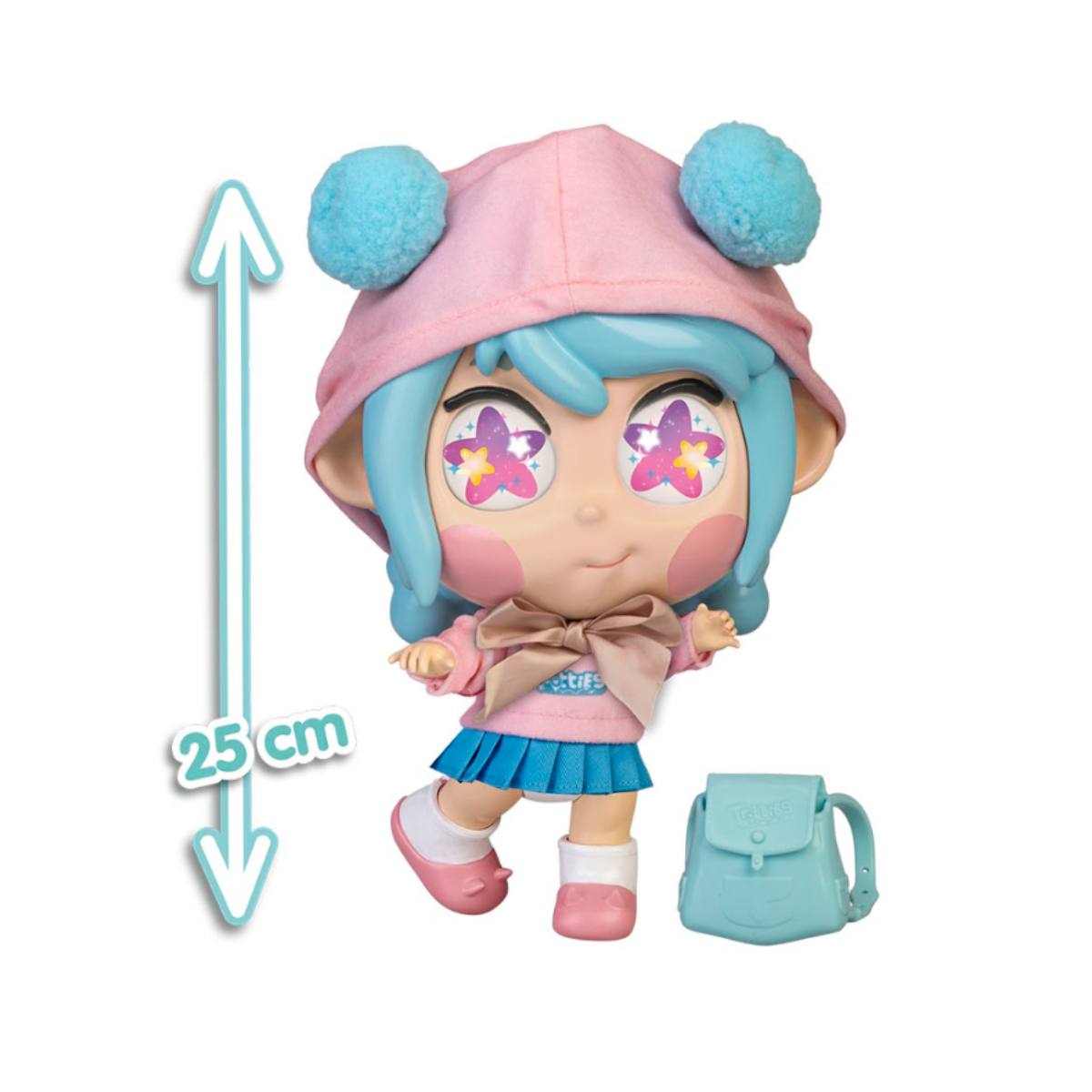 Muñeca Trotties Mia 25 Cm Alto Ojos De Emoji