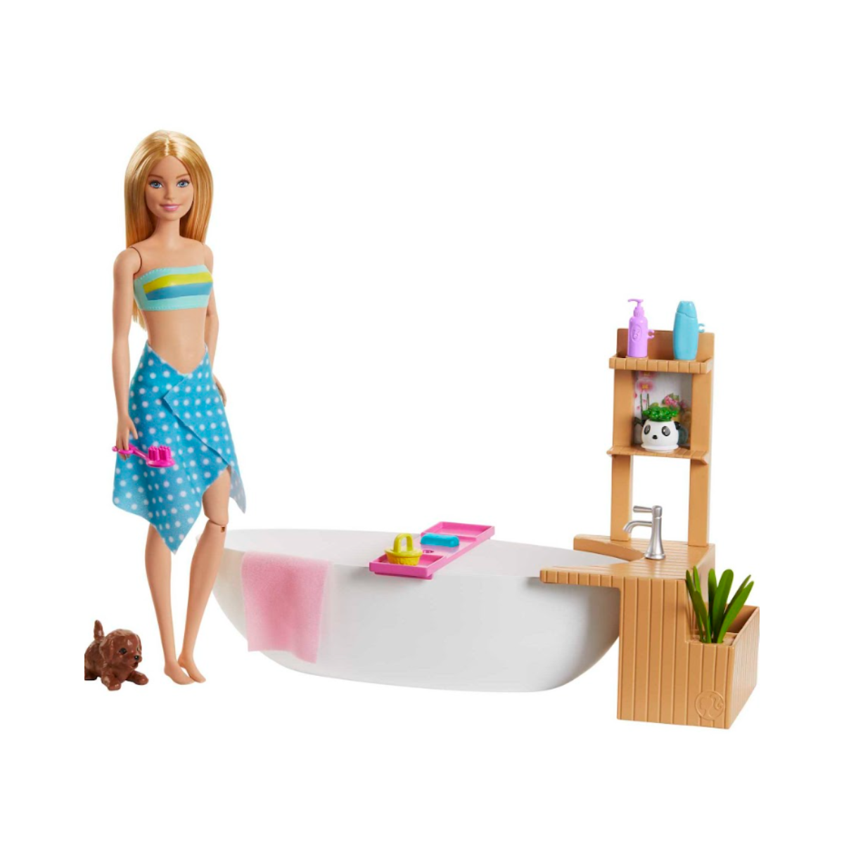 Barbie Playset Bañera Con Burbujas