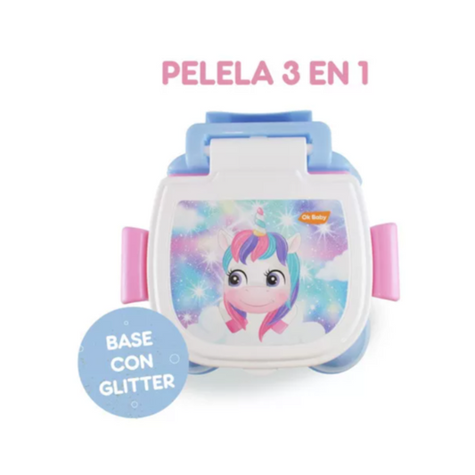 Pelela Infantil 3 En 1 Unicornio Ok Baby