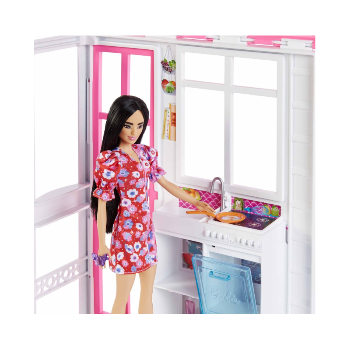 Playset Casa Barbie Con Muñeca Y Accesorios