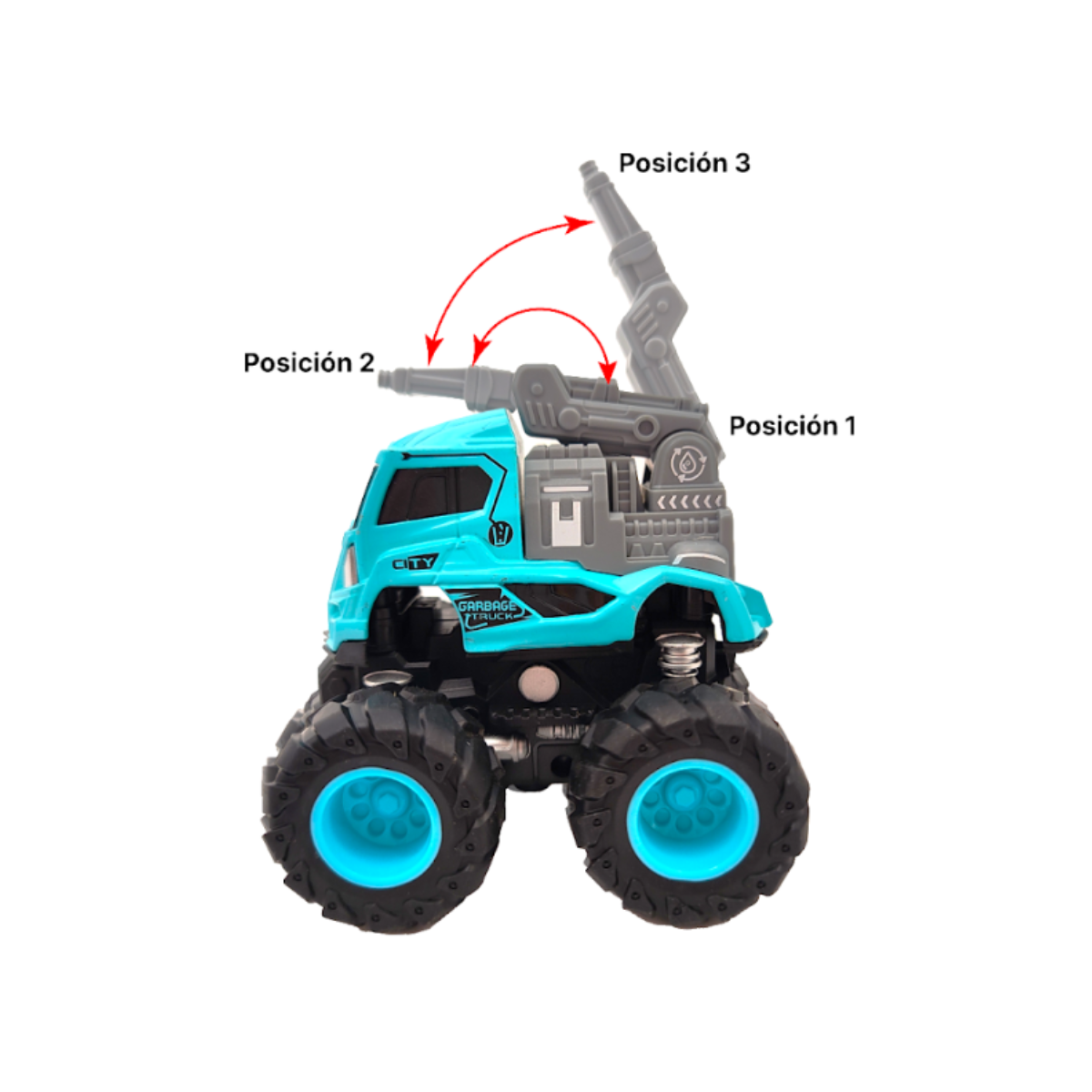 Auto A Fricción Truck 4x4 Metal