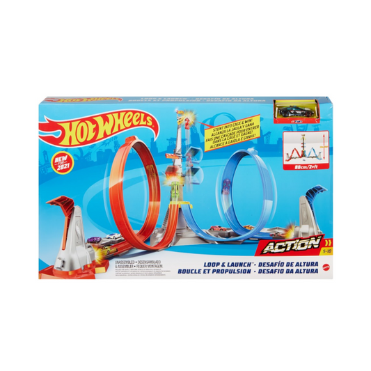 Pista Hot Wheels Desafío De Altura Loop