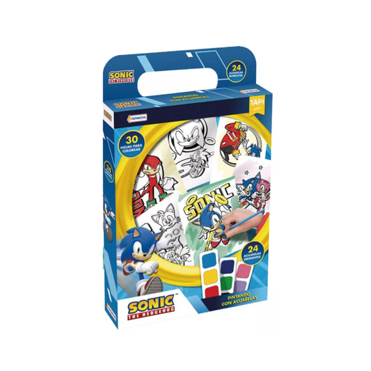 Pintando Con Acuarelas Sonic