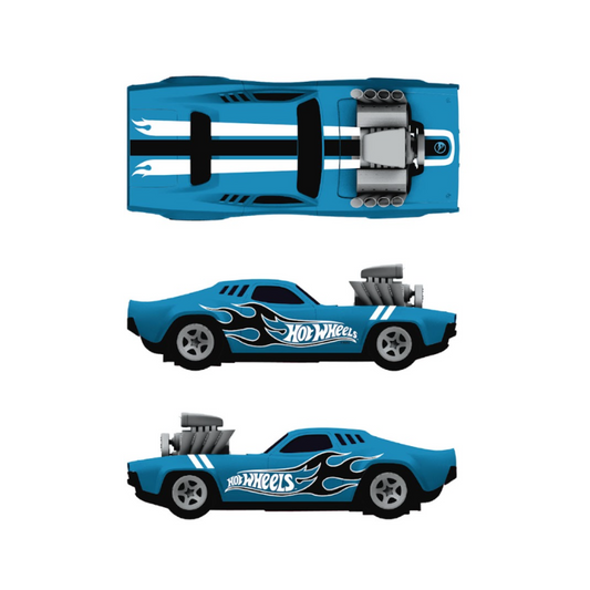 Vehículo Hot Wheels A Fricción 22 Cm Speedy Machine Modelo Surtido