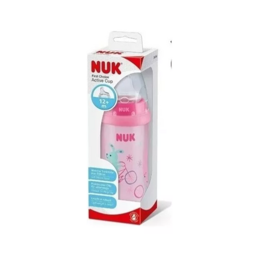 Vaso Active Cup 300 Ml Rosa Nuk