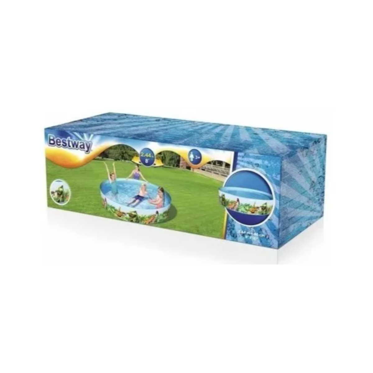 Pileta Redonda Monster Grande 244 x 46 Cm