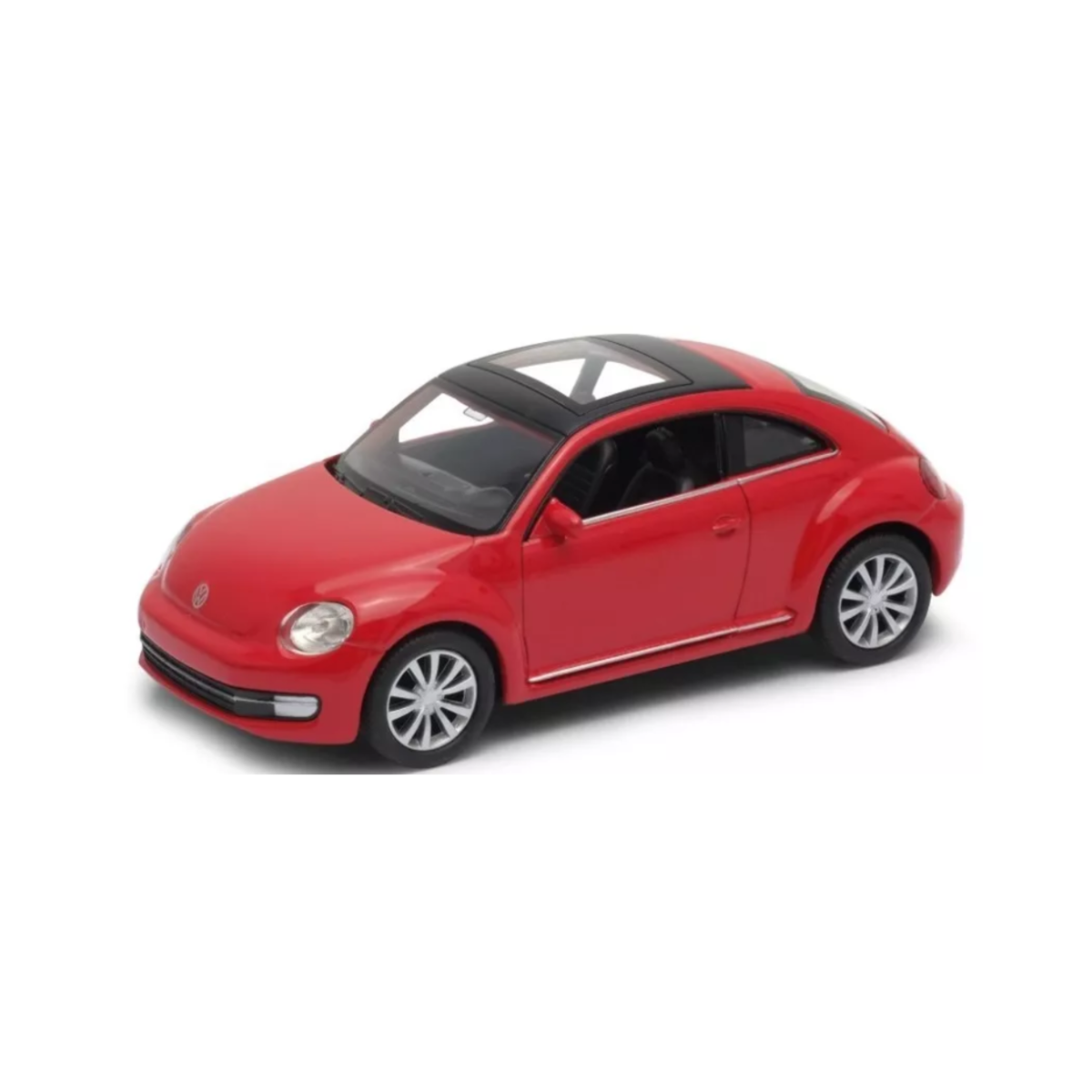 Vehículo Welly Escala 1:34 Volkswagen The Beetle Rojo