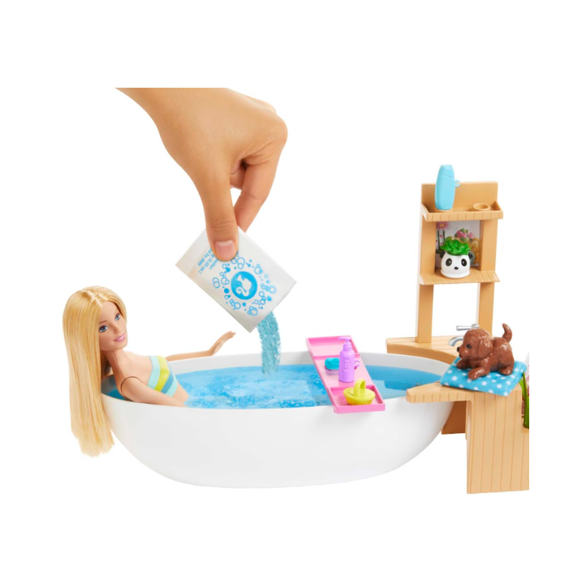 Barbie Playset Bañera Con Burbujas