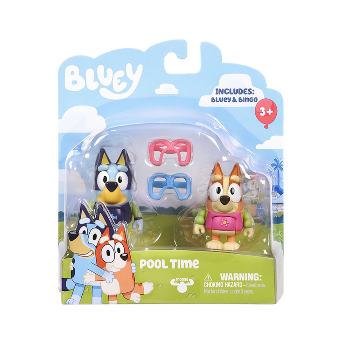 Bluey Figura Articulada Set 2 Unidades