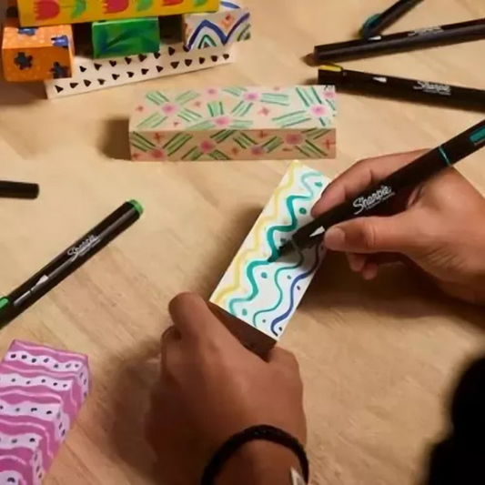 Marcadores Sharpie Creativos Acrílicos Base de Agua x12 Punta Pincel