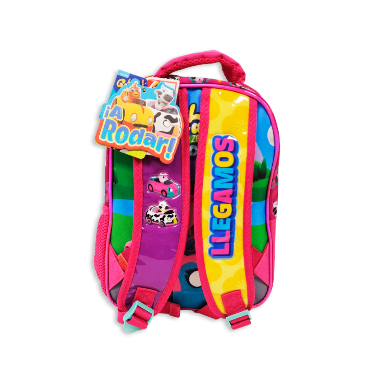 Mochila La Granja De Zenón Rosa Espalda 12"