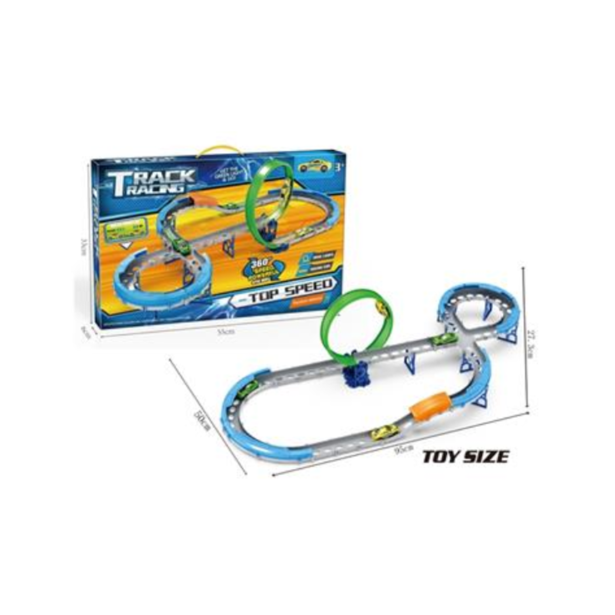 Pista De Autos De Carrera Loop 360