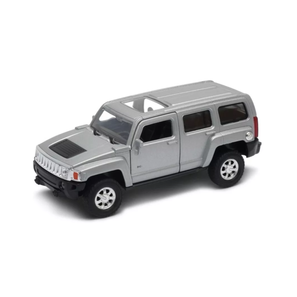 Vehículo Welly Escala 1:34 Hummer H3 Plateada