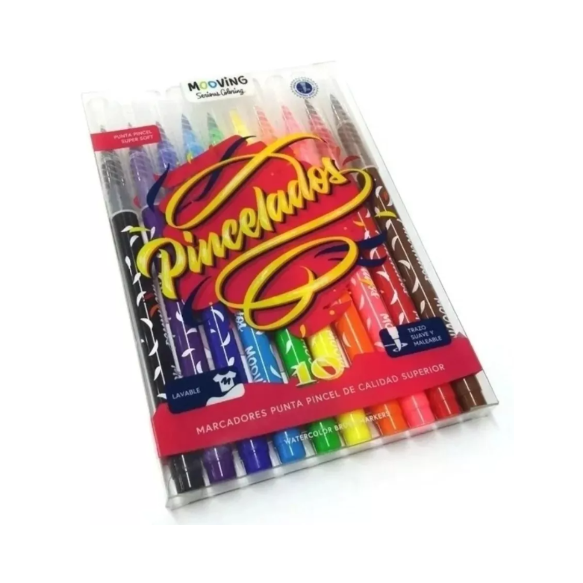 Marcadores Punta Pincel 10 Unidades Coloring