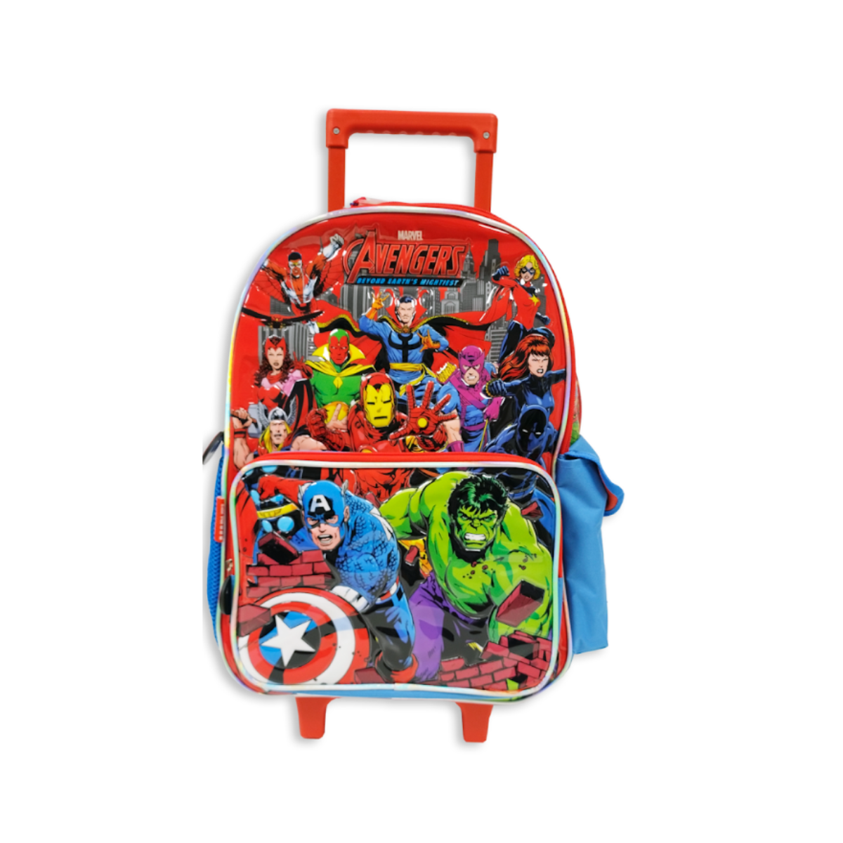 Mochila Avengers Con Carro 18"