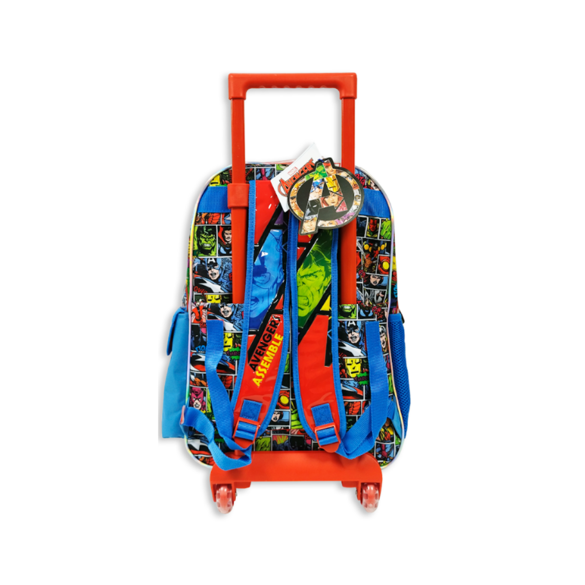 Mochila Avengers Con Carro 18"