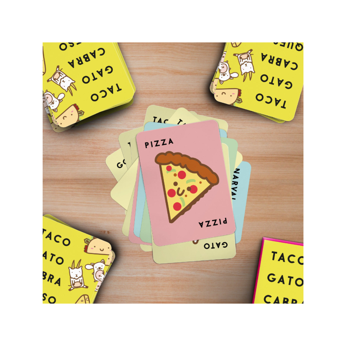Juego de Cartas Taco Gato Cabra Queso Pizza Buró