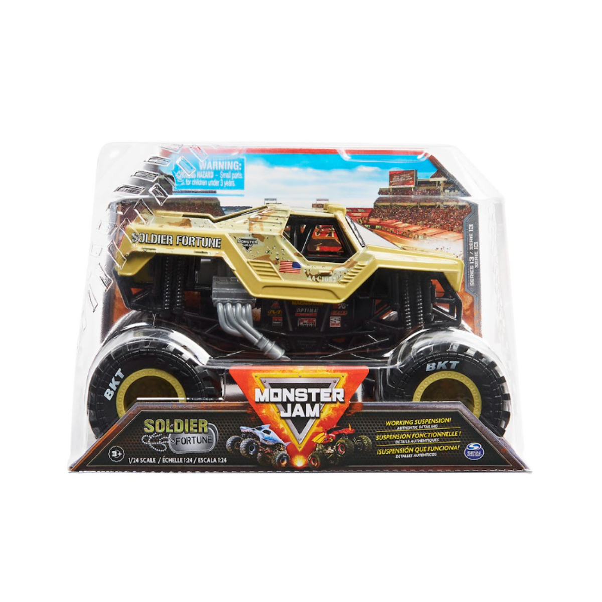Vehículo Monster Jam True Metal Escala 1:24