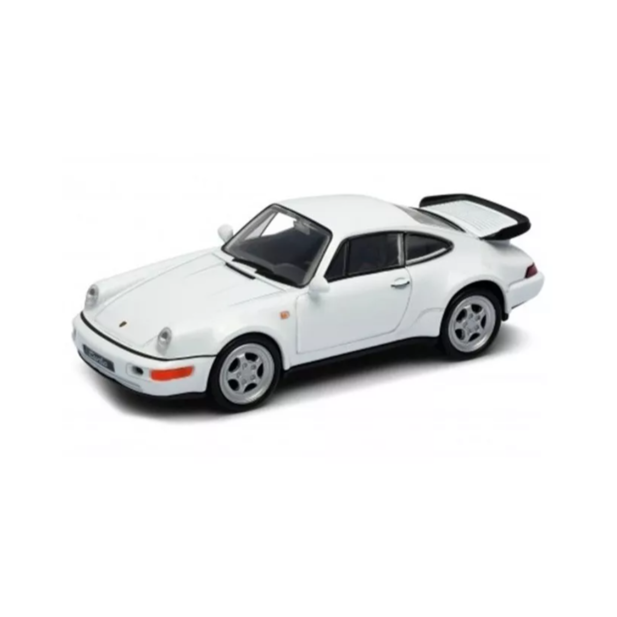 Vehículo Welly Escala 1:34 Porsche 911 Turbo Blanco