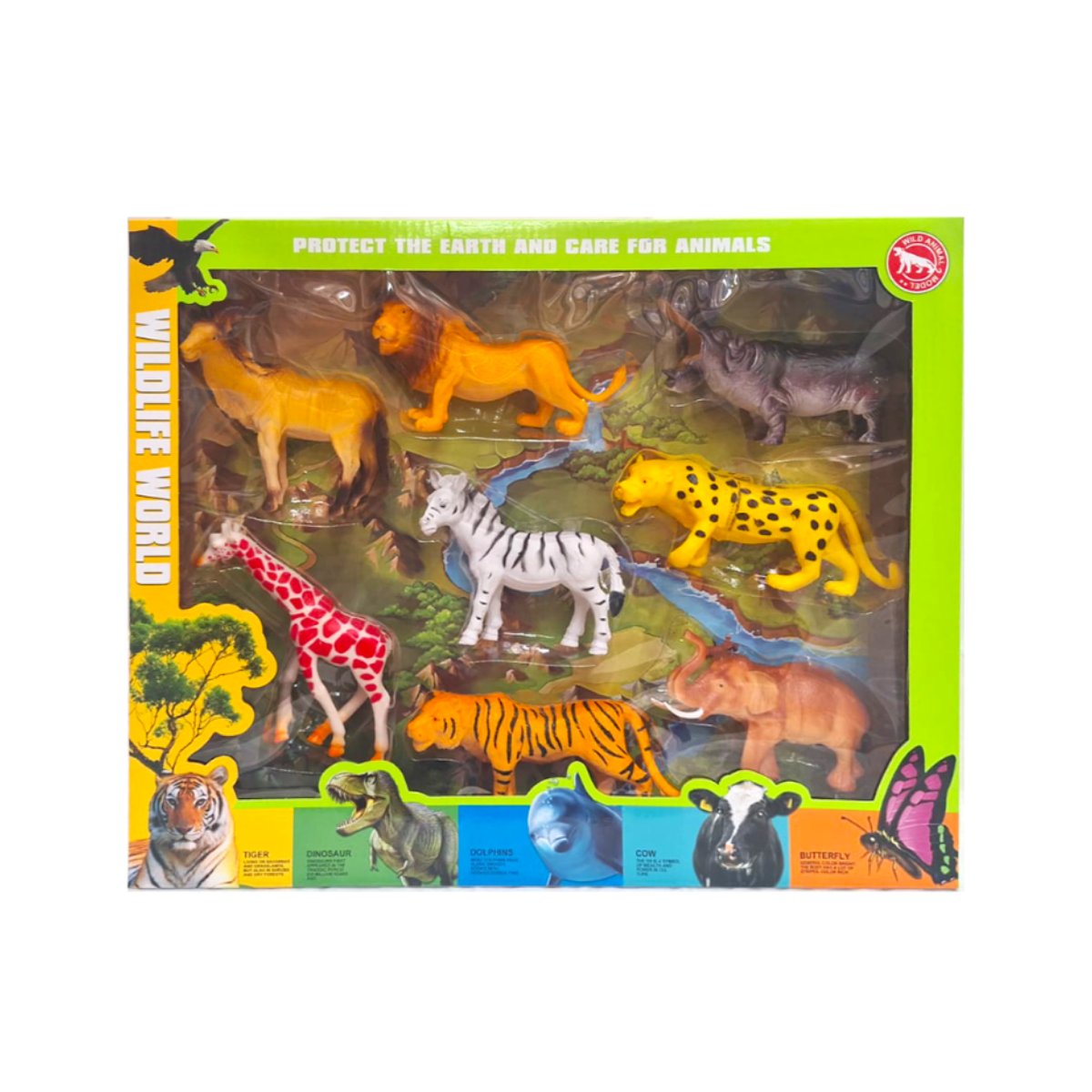 Set De Animales 8 Figuras Surtidas