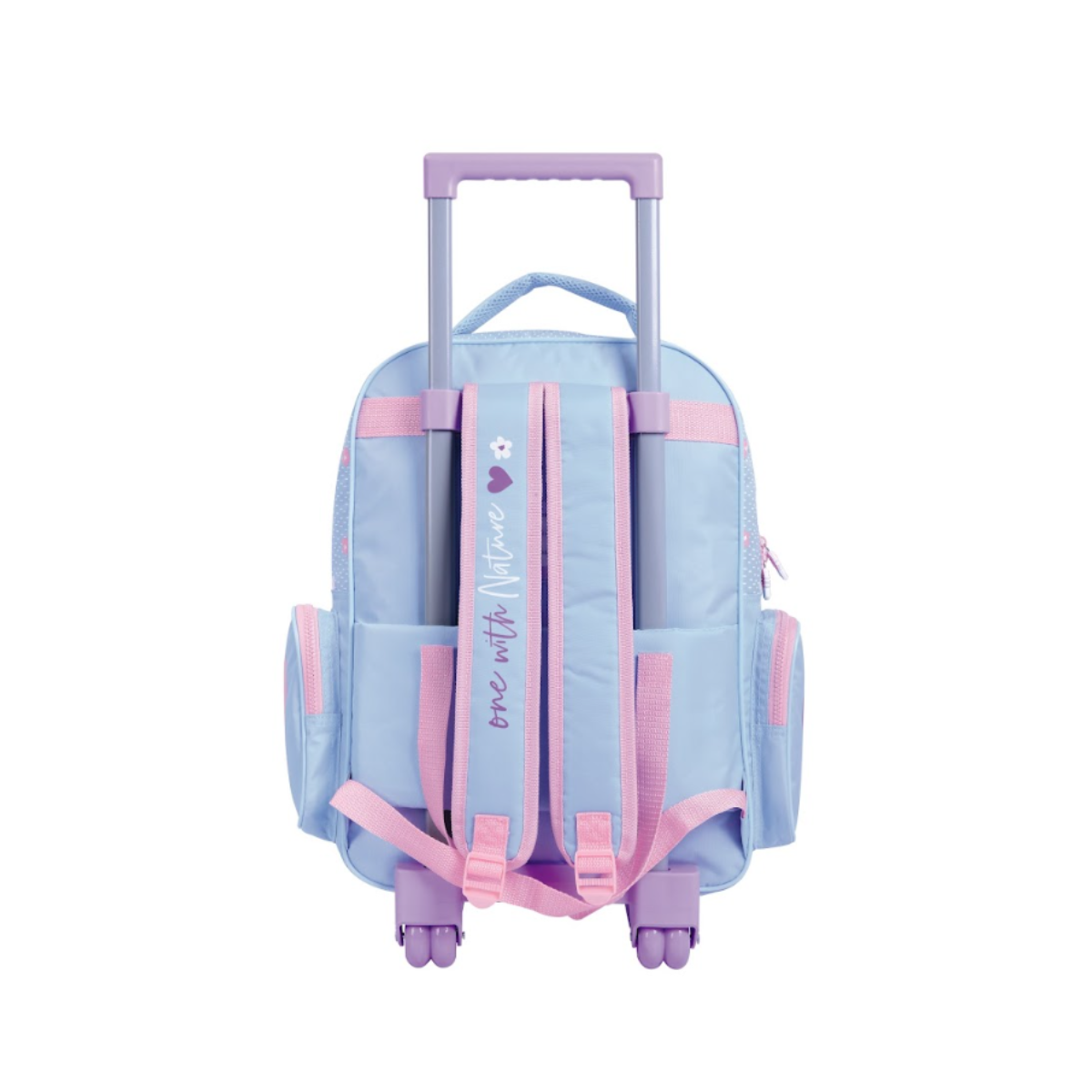 Mochila Con Carrito Frozen Nature 17 Pulgadas