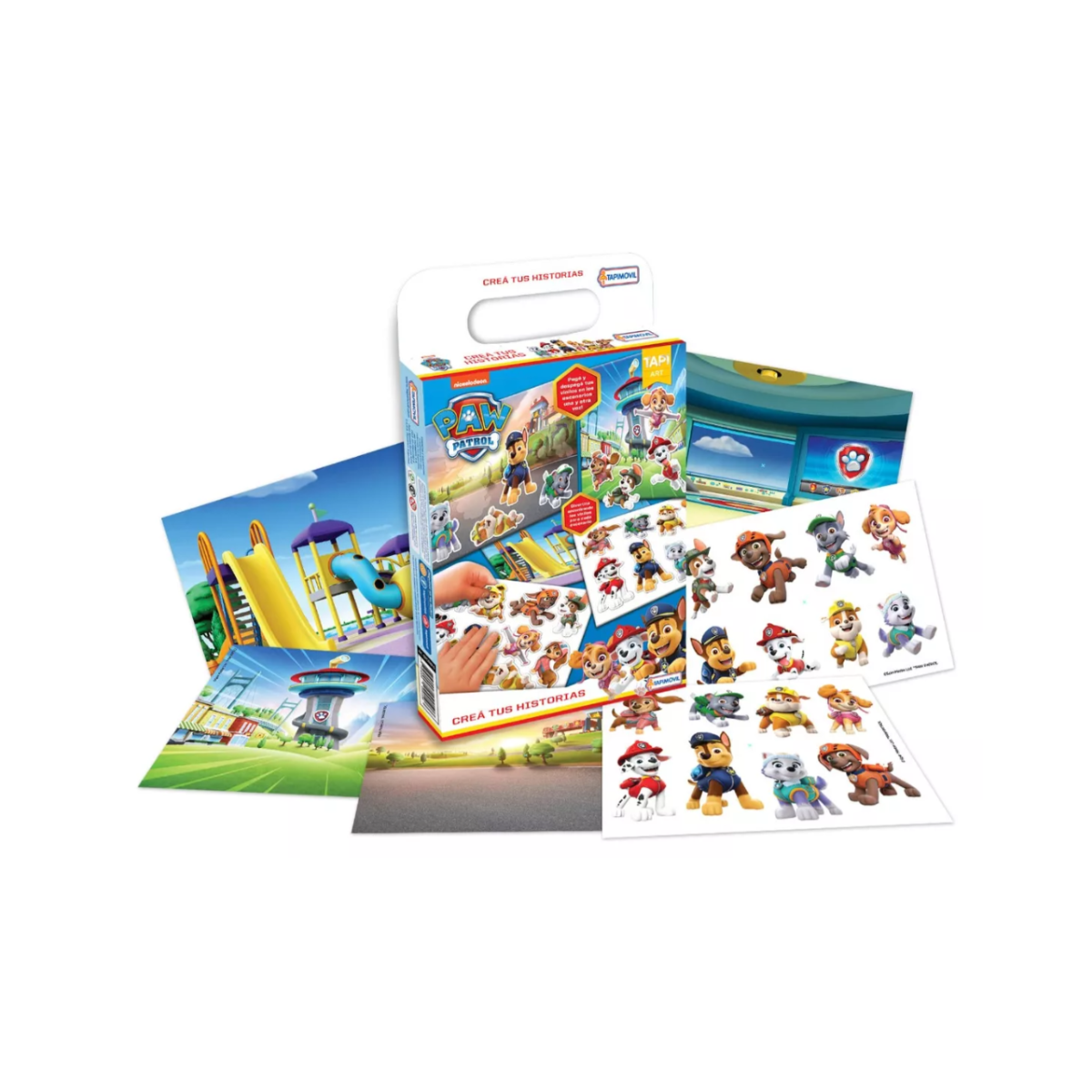 Crea Tus Historias Paw Patrol Juego Vinilos Y Stickers
