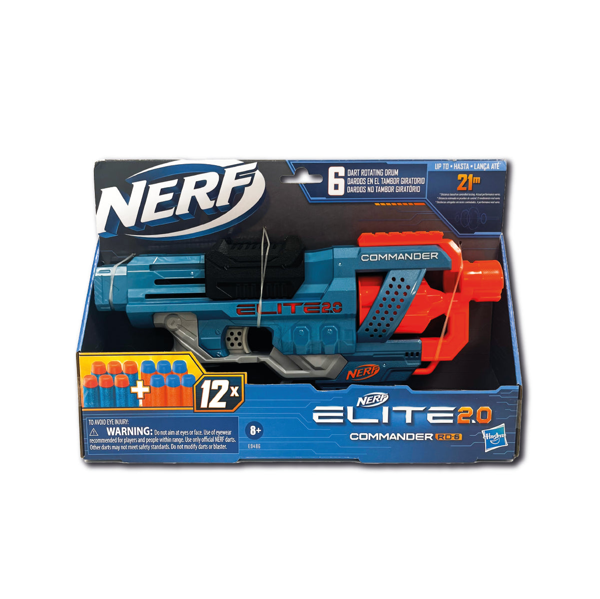 Pistola Lanzadardos Nerf Elite 2.0 Comander Hasbro