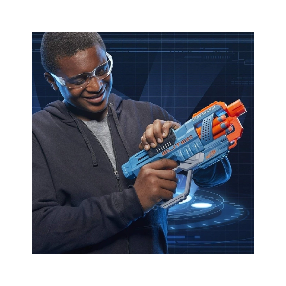 Pistola Lanzadardos Nerf Elite 2.0 Comander Hasbro