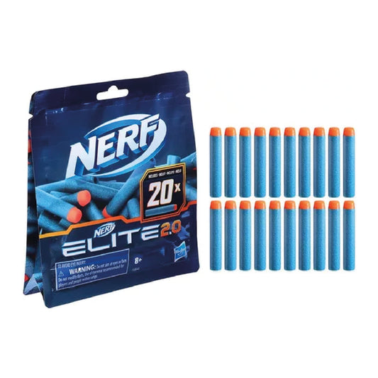 Nerf Set De 20 Dardos De Repuesto Hasbro