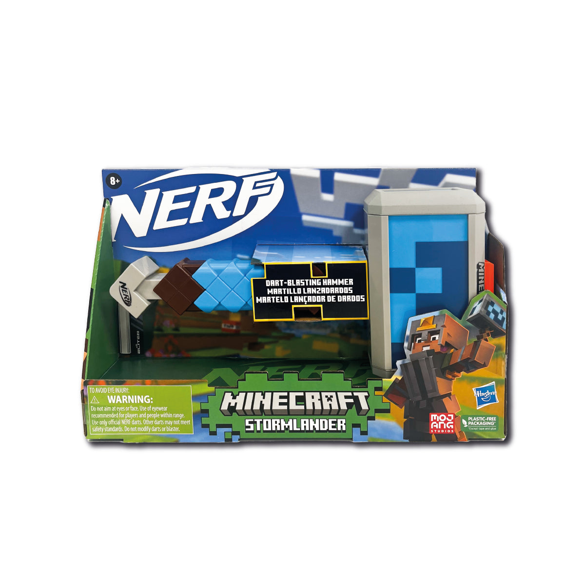 Lanzador Nerf Minecraft Stormlander Hasbro