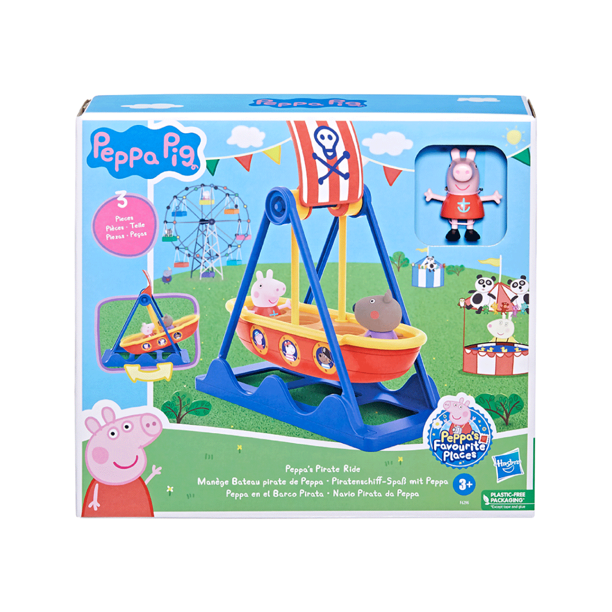 Peppa Pig Barco Pirata Con Figura Hasbro