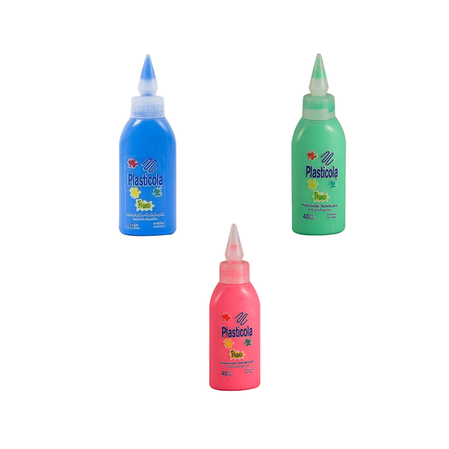 Plasticola Colores Flúo 35g.