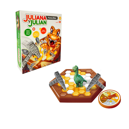 Funny Dino Rompehielo Juliana y Julián