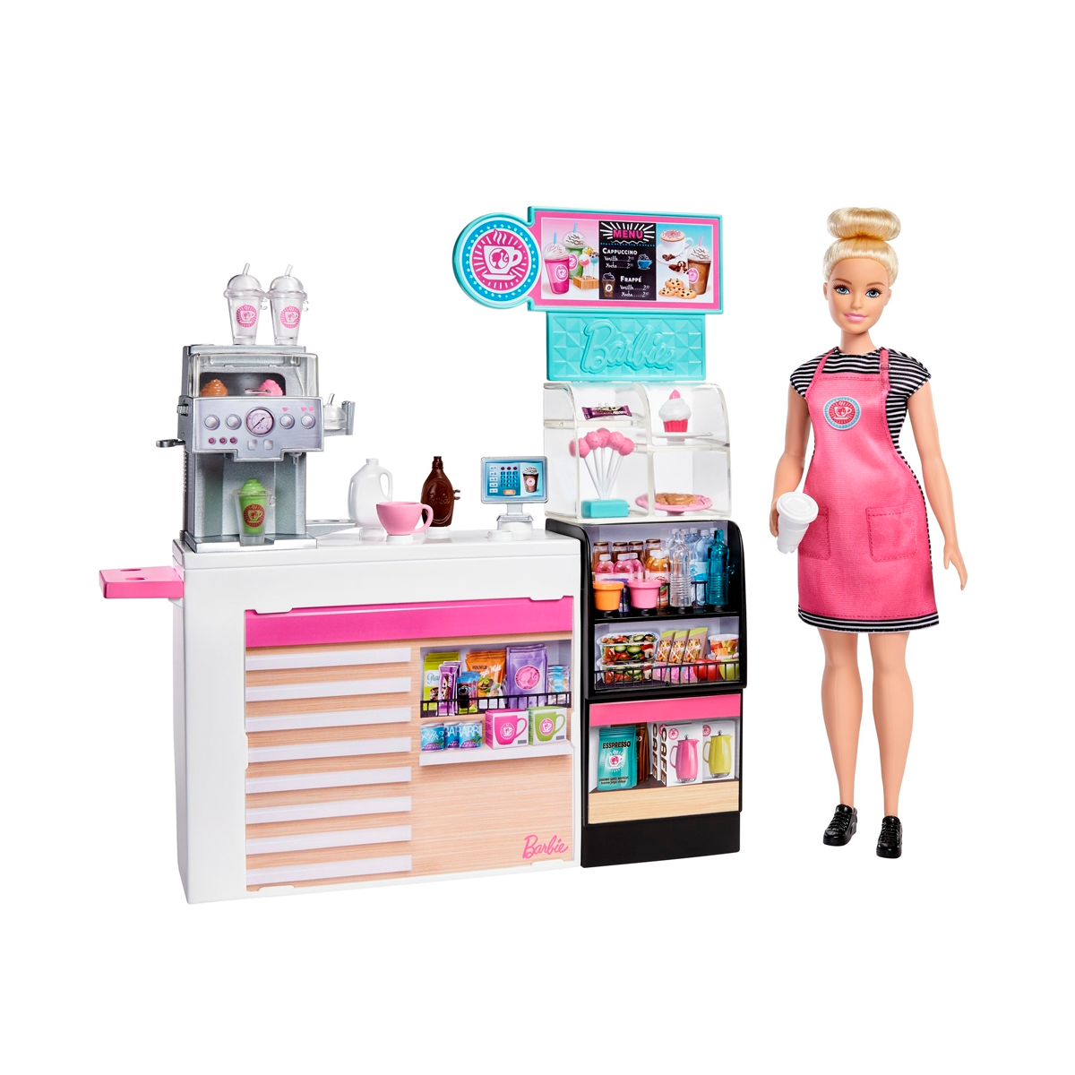 Muñeca Barbie Cafetería