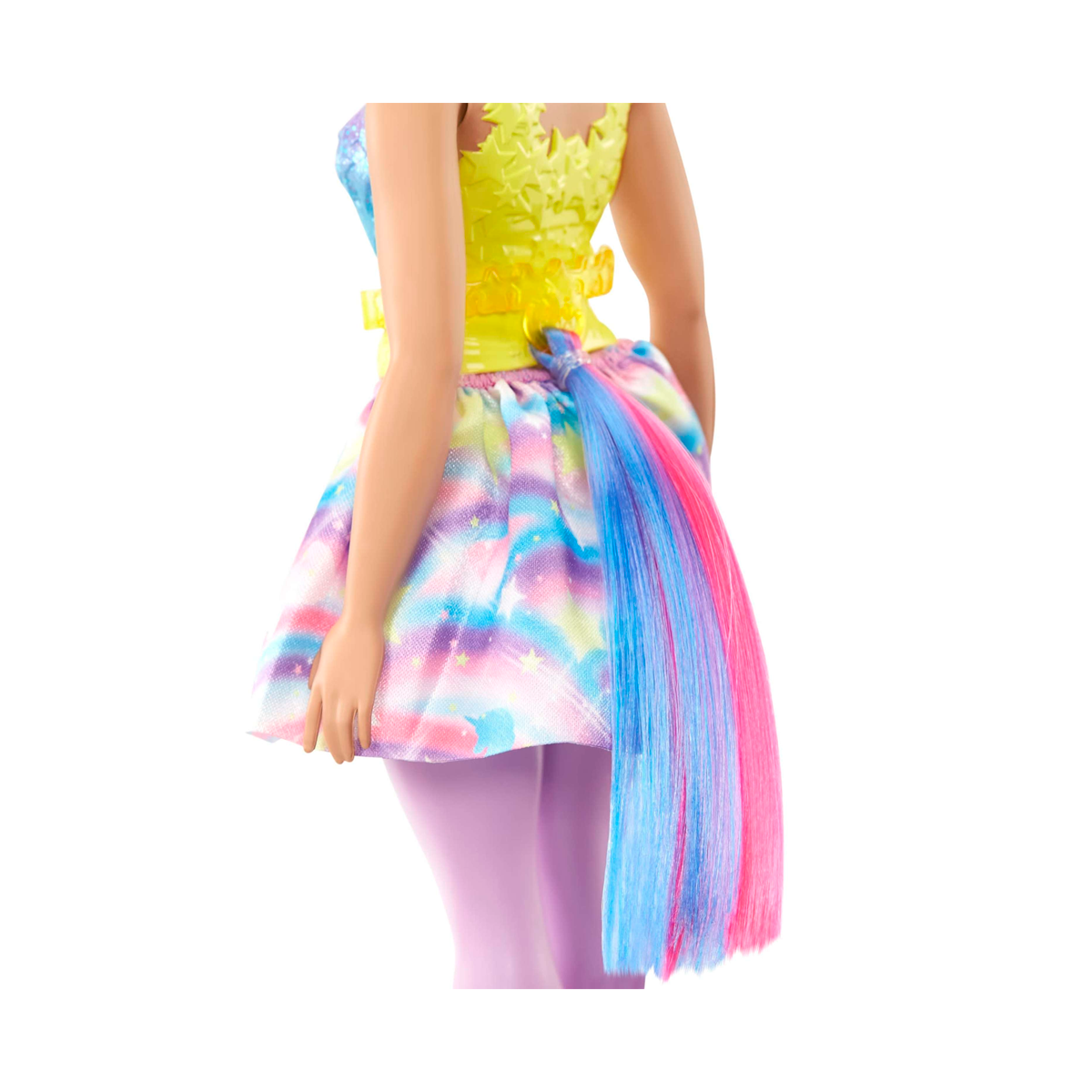 Barbie Unicornio Con Pelo y Cuerno Azul