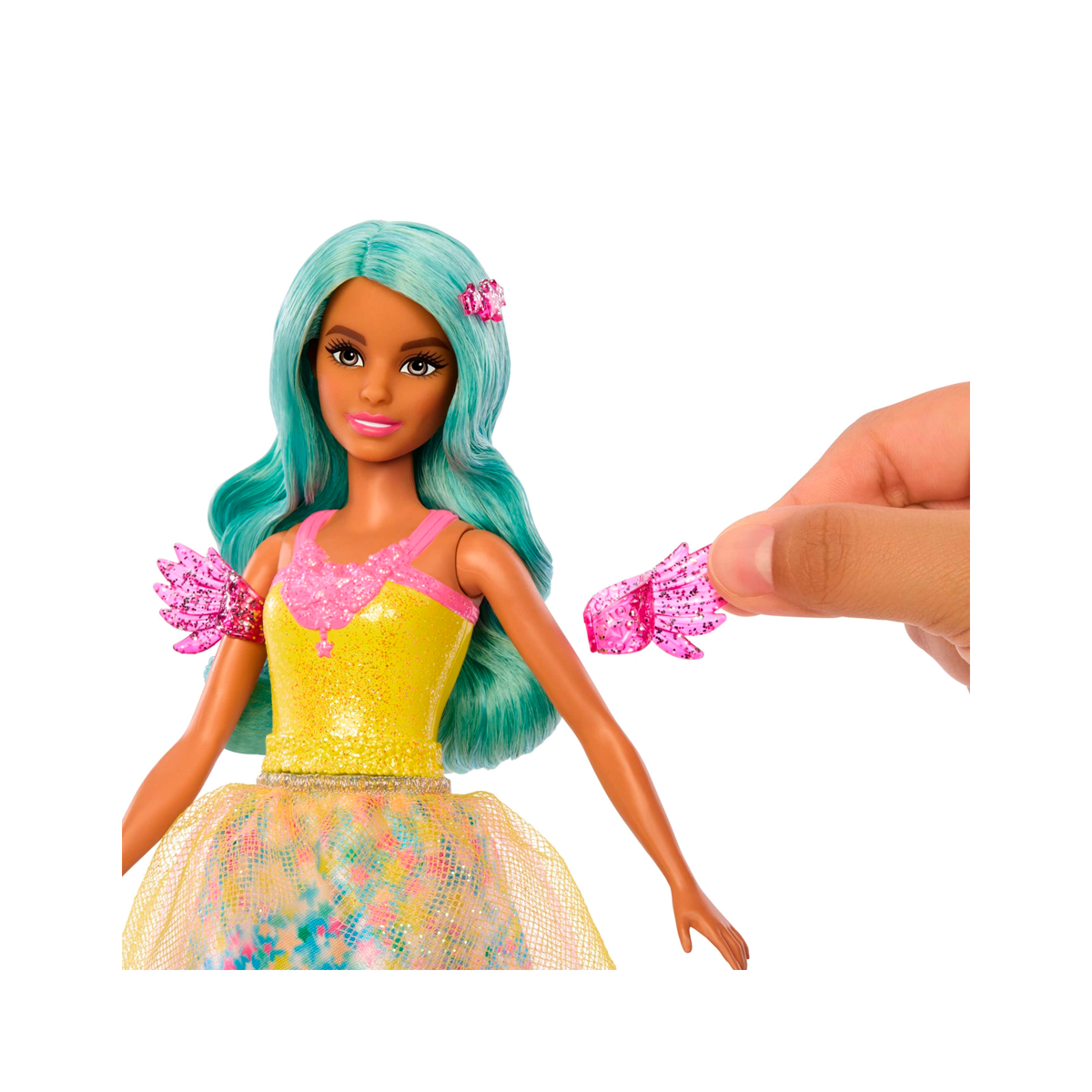 Muñeca Barbie Hada Con Sus Mascotas