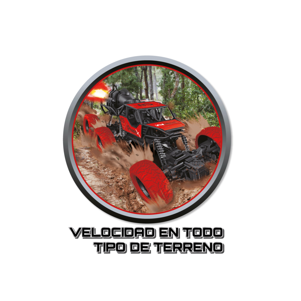 Auto Radio Control Amortiguación Efecto Nitro Fire Vexxo