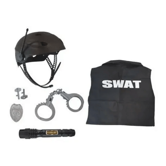 Set Policía Swat Con Accesorios