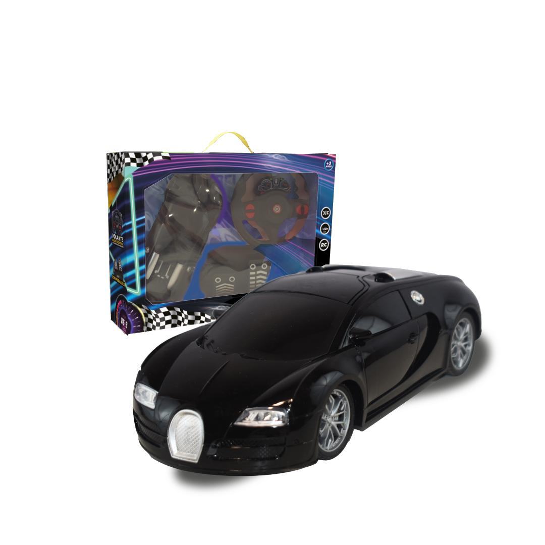 Auto a Radio Control Con Pedales - Midnight Negro
